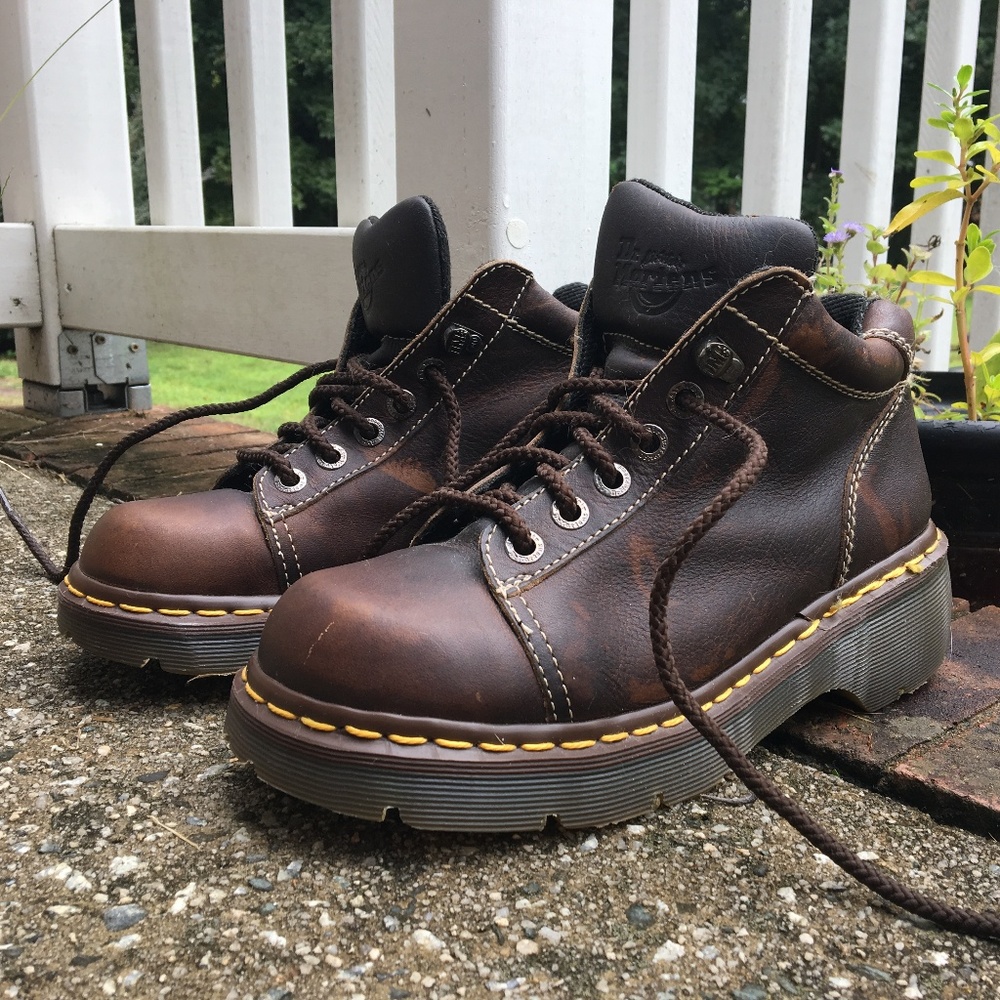 Vintage brown doc martens